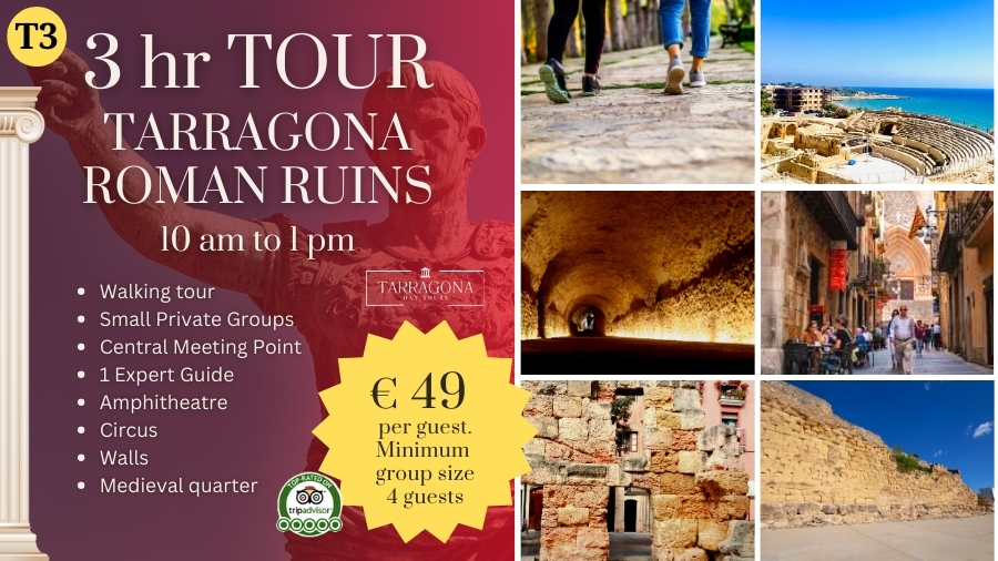 Walking tour of Tarragona Roman ruins
